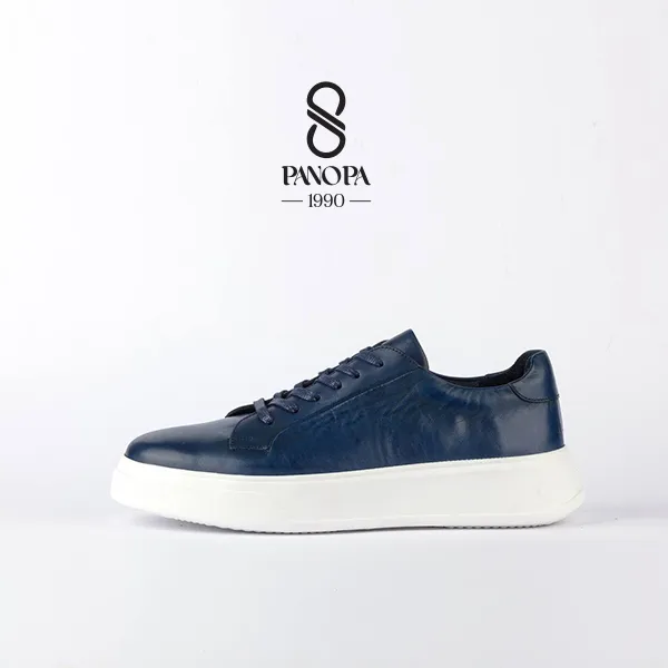 کفش ونس مردانه چرم جیر کد 017